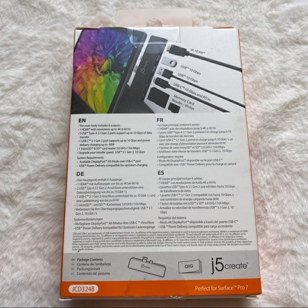 J Create Ultra Drive Minidock For Surface Pro 7 - Picture 9 of 11